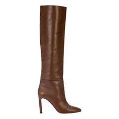 Oscar De La Renta Kendall Jenner - Bottes en cuir, neuves, automne 2019, taille 38, 1 600 $