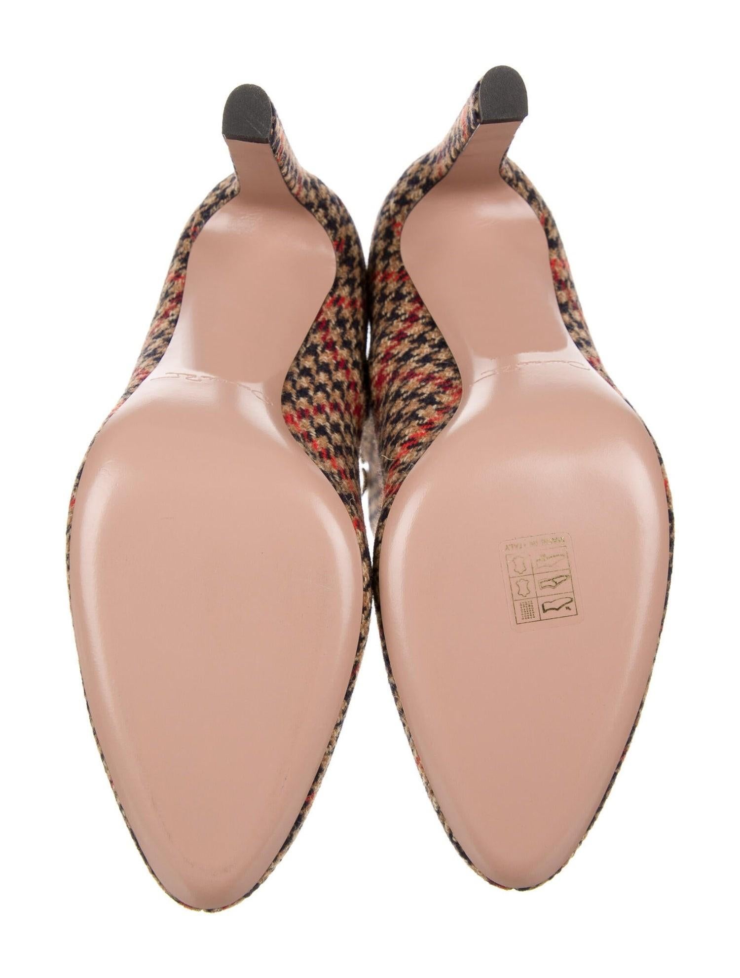 Nuevo Oscar De La Renta Otoño 2019 Kendall Jenner Botines de cuadros Botas Talla 37 $1525 en venta 5