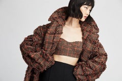 New Oscar De La Renta Fall 2019 Kendall Jenner Plaid Booties Boots Size 39 $1525