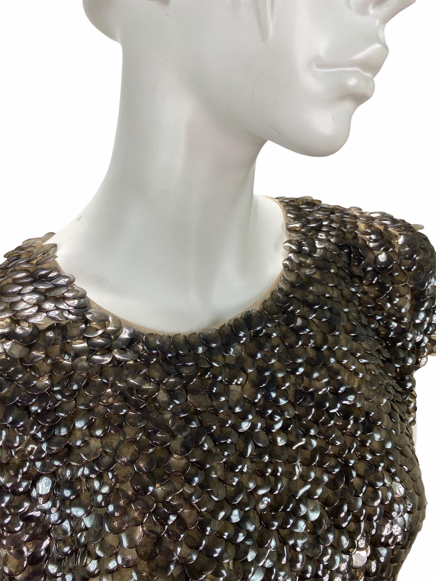 oscar de la renta sequin dress