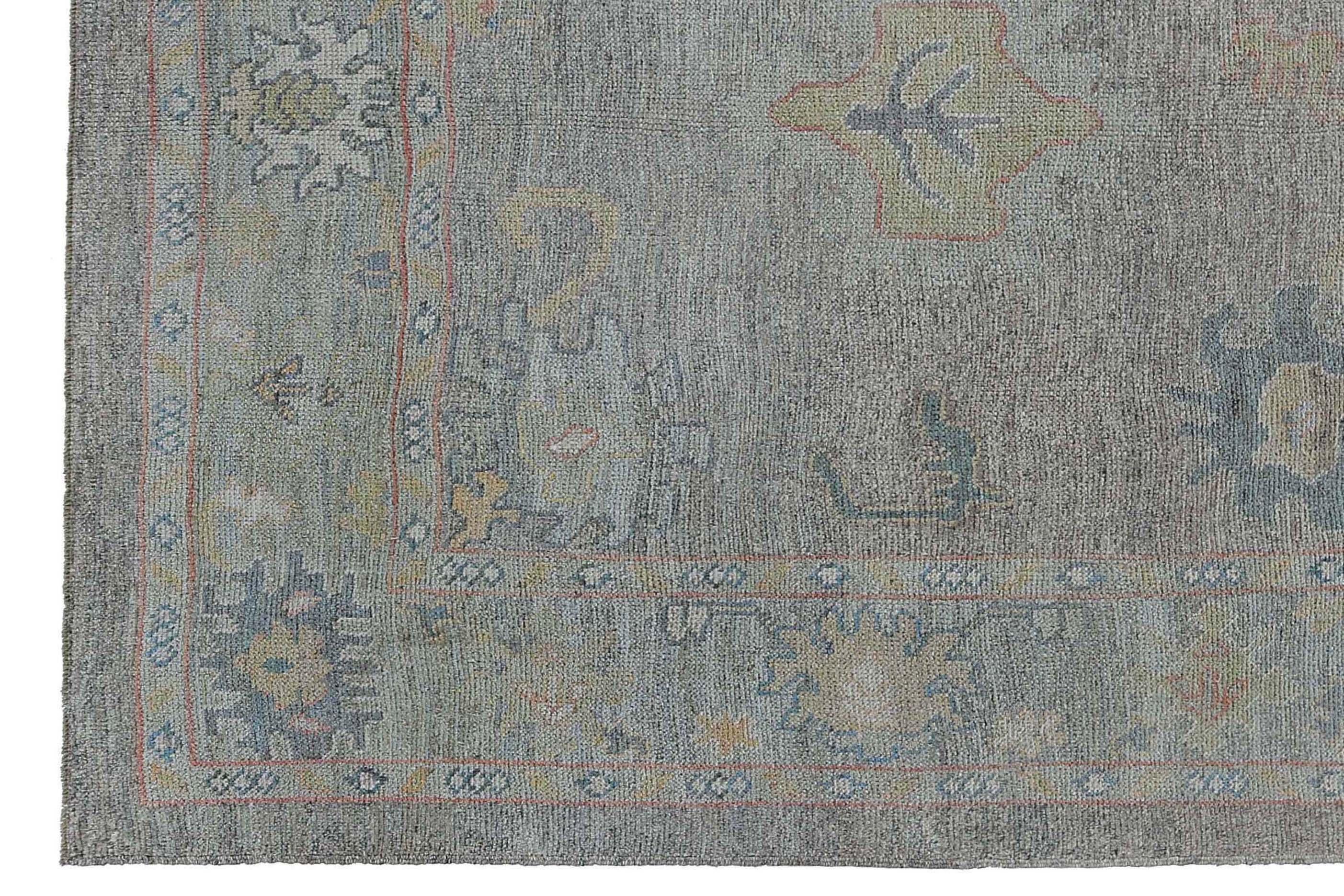 Tappeti Afghanistan Oushak Circa 1990 - Lana Taupe Design - 95481 in vendita 5