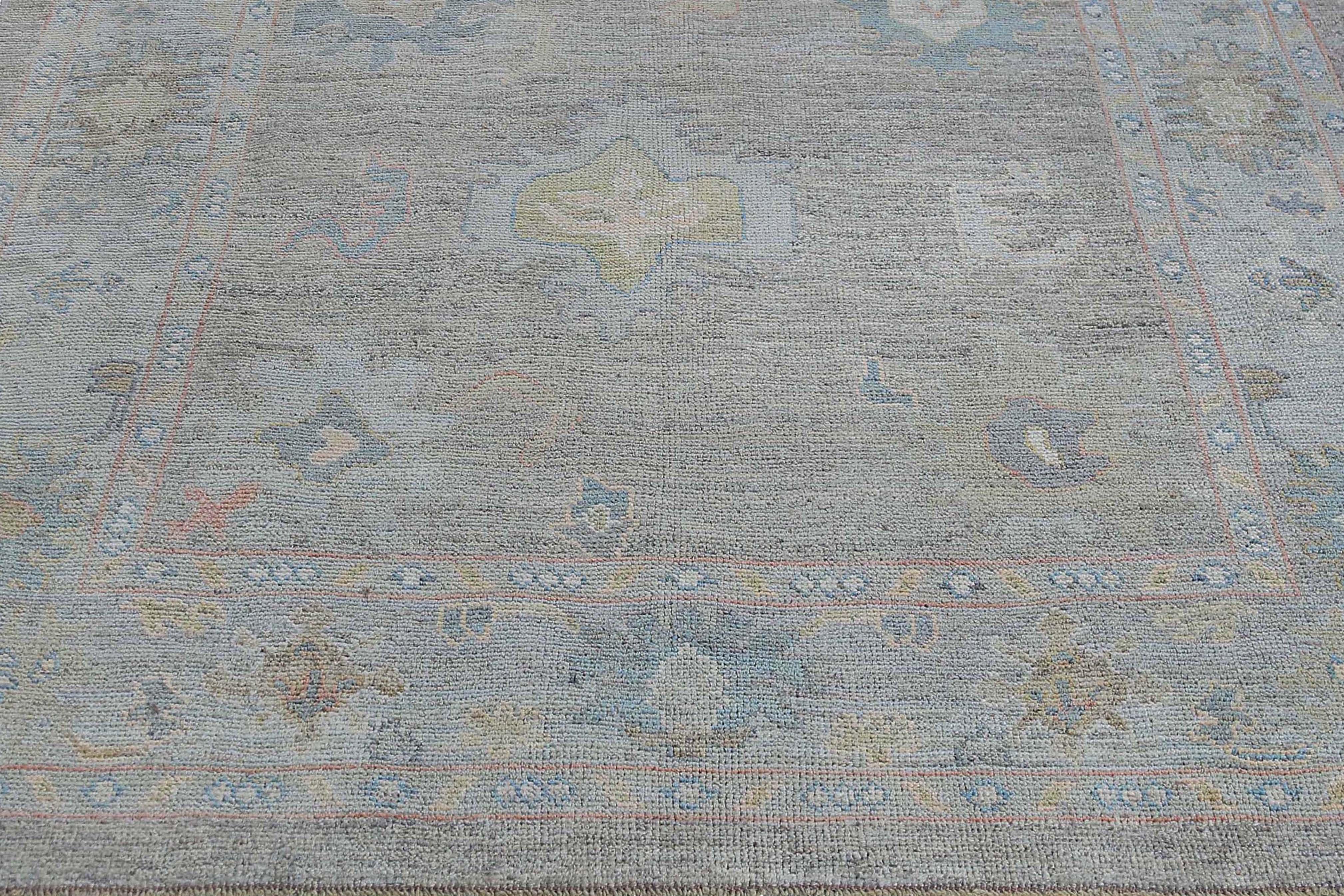 Tappeti Afghanistan Oushak Circa 1990 - Lana Taupe Design - 95481 in vendita 3
