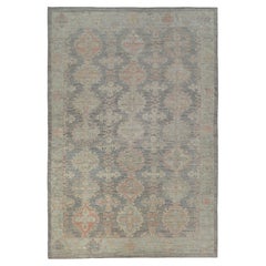 Tappeti Afghanistan Oushak Circa 1990 - Lana Grigio Design-Light - 95470