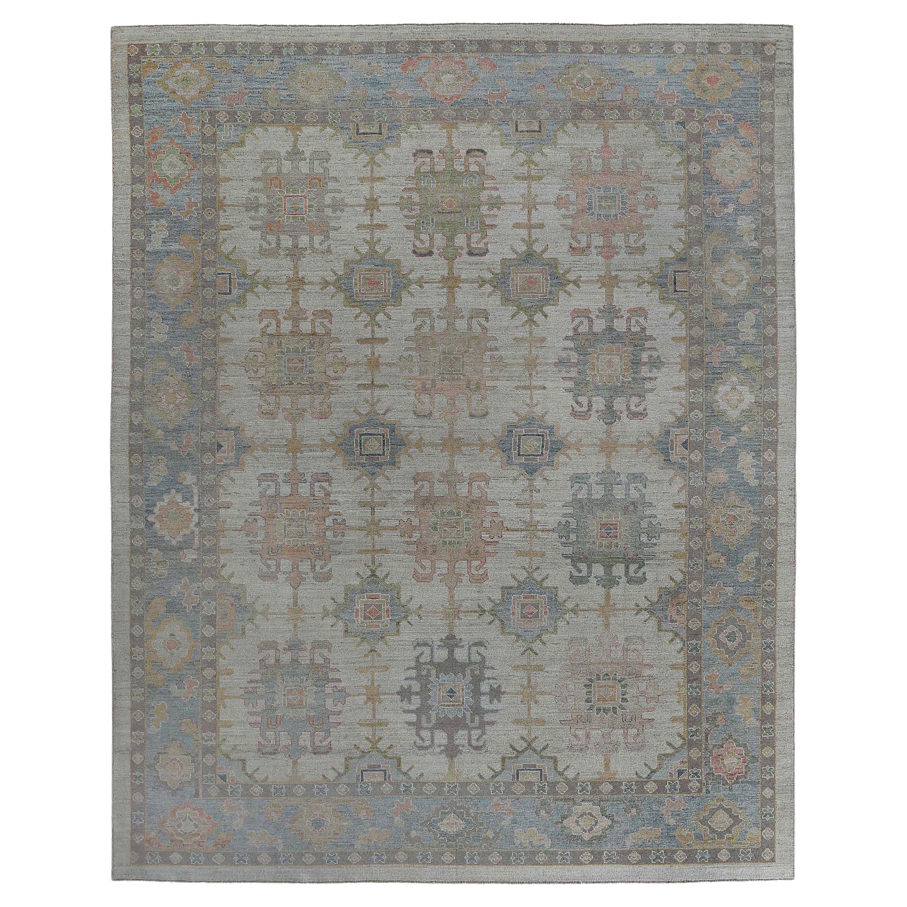 New Oushak Rug from Turkey For Sale