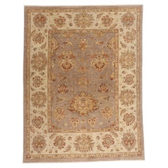 Nuovo Tappeto Oushak di transizione con lo stile William 
Mary