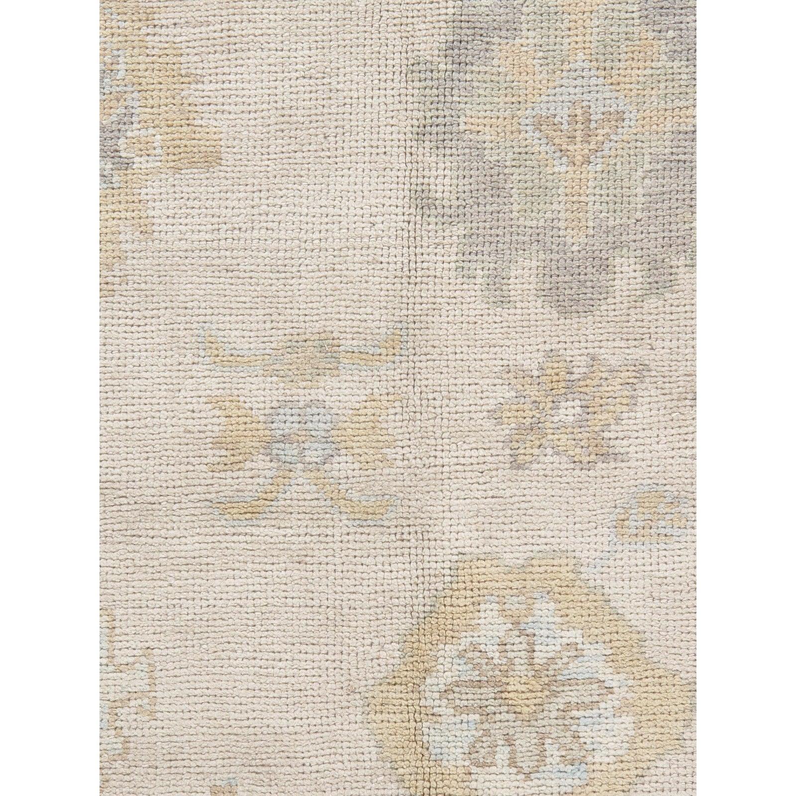 Reproduction Oushak Wool Rug 13' x 17' For Sale 1