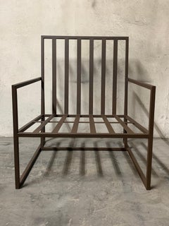 New Outdoor Armchair in Wrought Iron