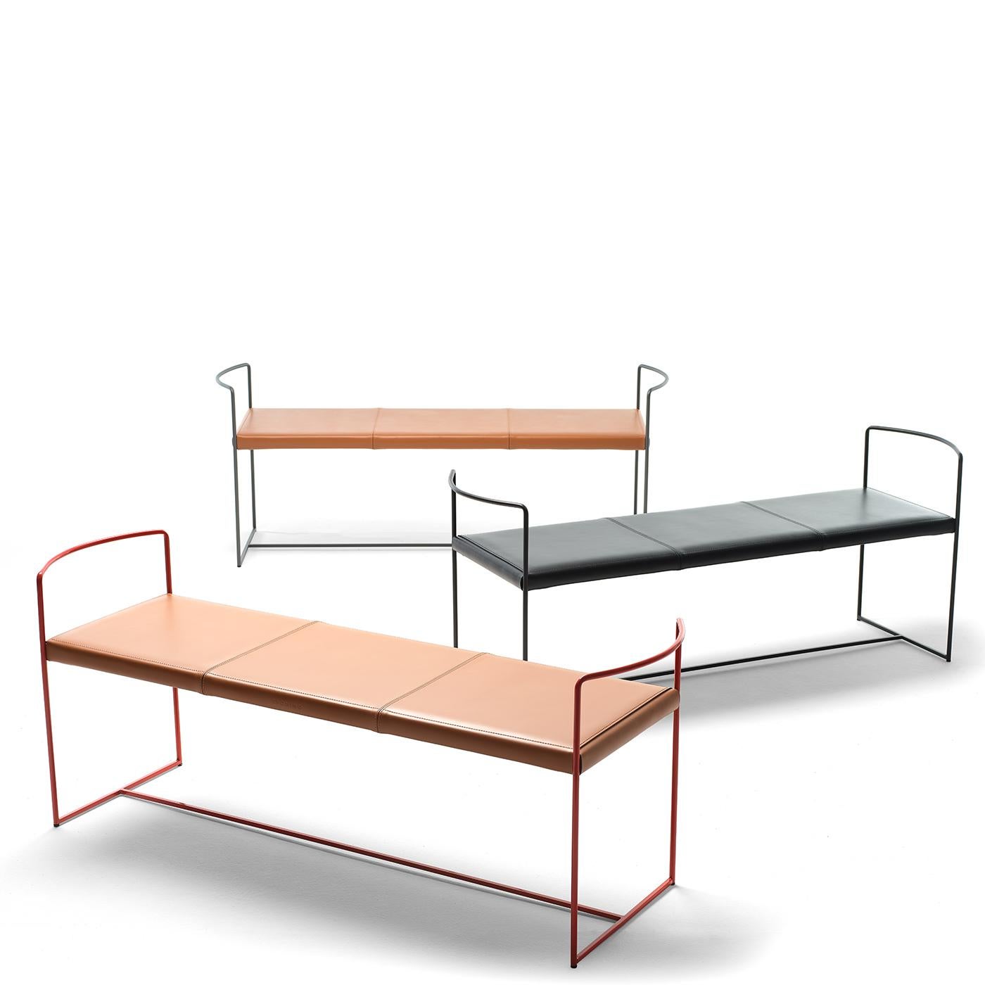 New Outline Red Bench by Alberto Colzani In New Condition In Milan, IT