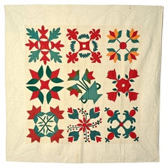 Used New Oxford, Pa. Sampler Quilt