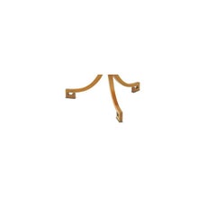 New Pair of Side Tables Circle Walnut Ebonized three Leg Brown Nightstands