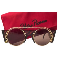 New Paloma Picasso Retro Oval 3729 Lady Gaga Sunglasses Germany 1980