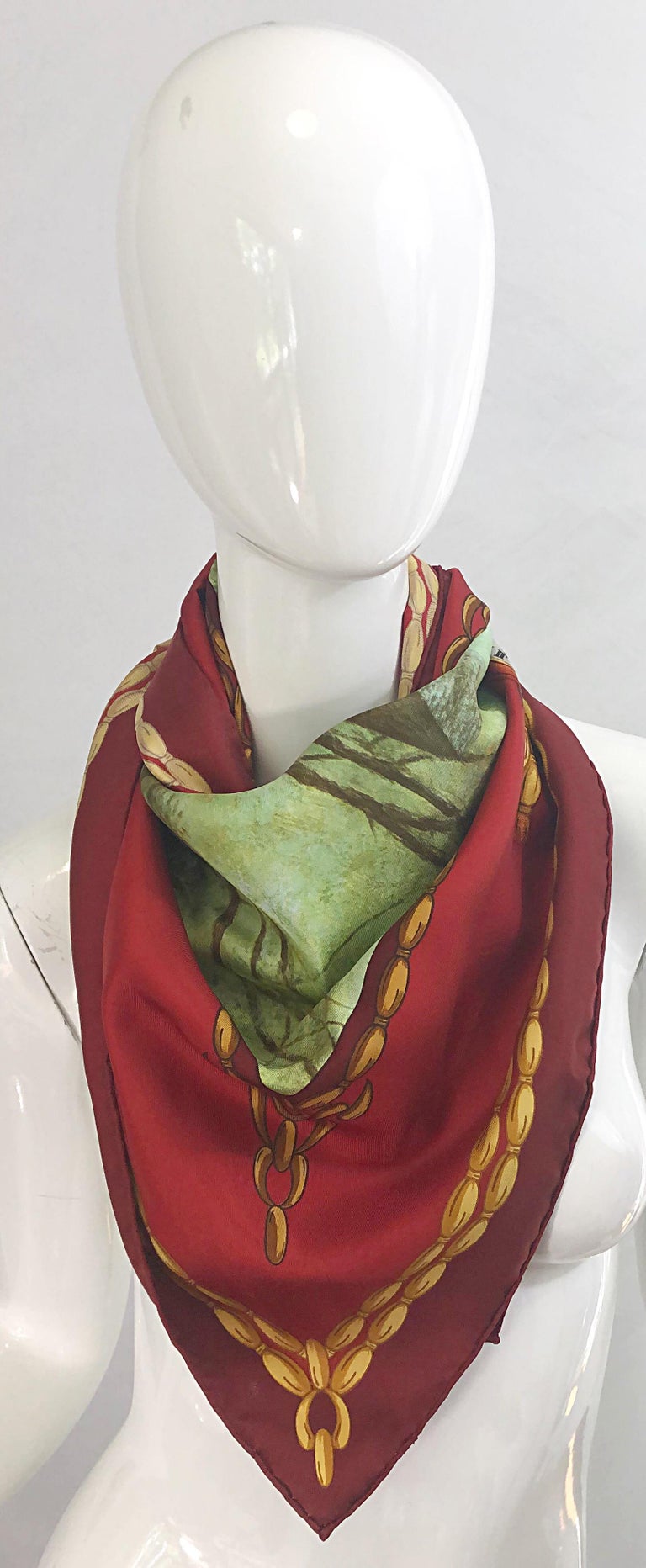 Nuovo Patek Philippe 1990s Novelty Watch Print 34 x 34 Sciarpa di