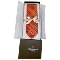 Used NEW Patek Phillippe X Ermenegildo Zegna Silk Tie in Box  - Limited Edition