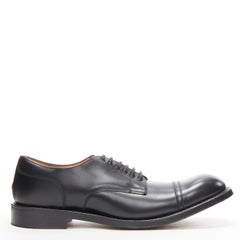 new PAUL HARNDEN SHOEMAKERS black calf leather Welted Derby shoe UK10 EU44