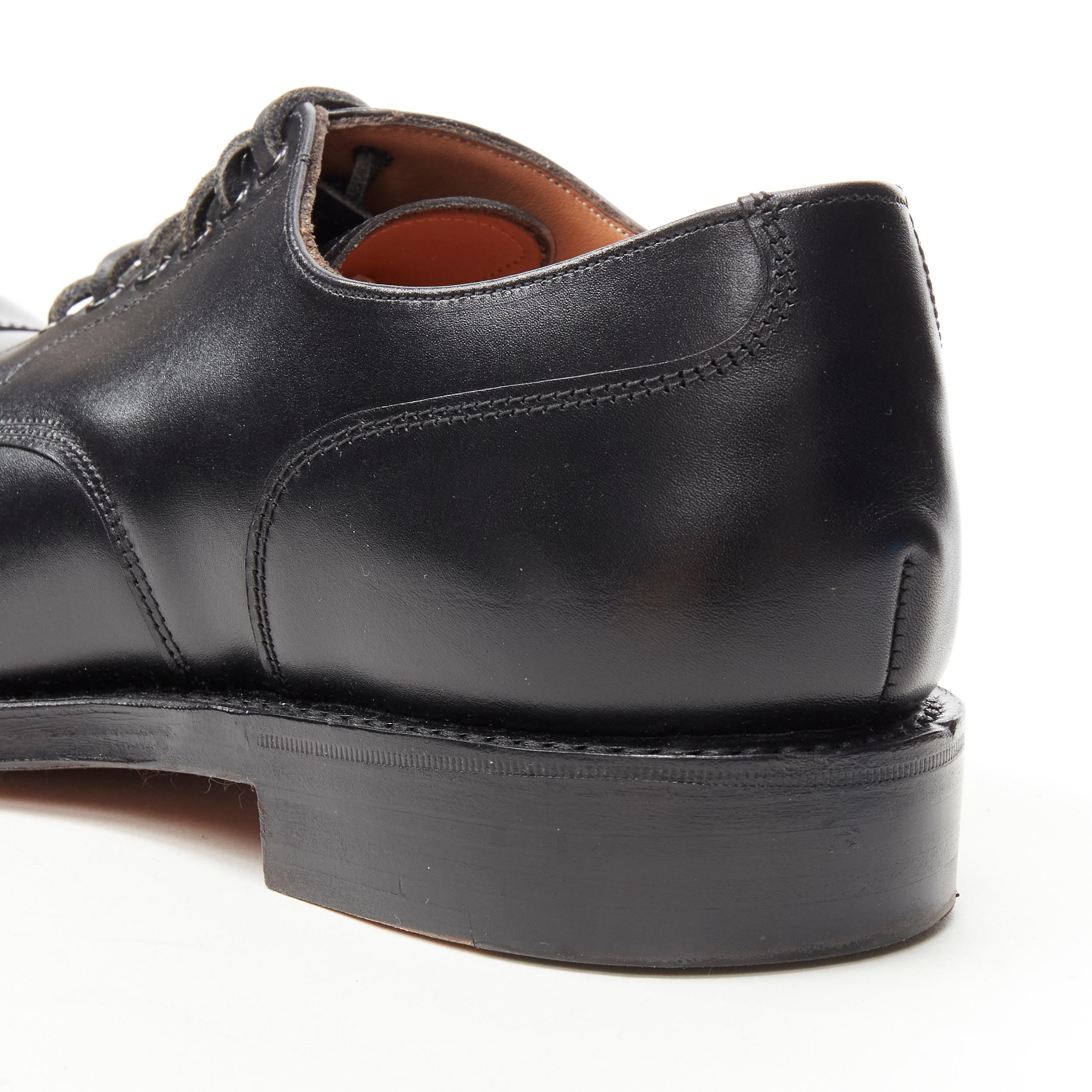 new PAUL HARNDEN SHOEMAKERS black calf leather Welted Derby shoe UK10 EU44 2
