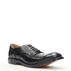nuovo PAUL HARNDEN SHOEMAKERS scarpa Derby in pelle di vitello nera UK7 EU41