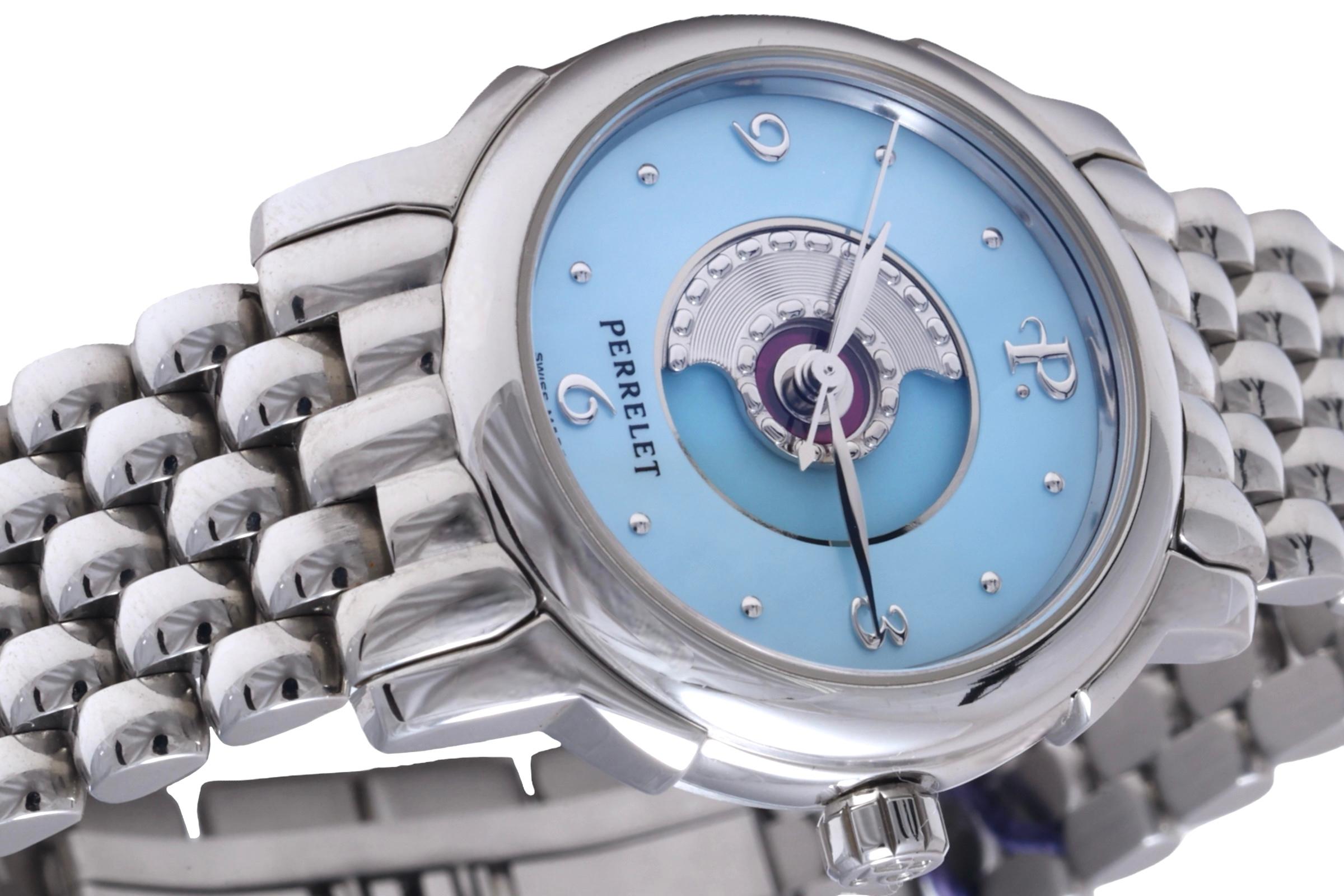 New Perrelet Lady Tempest Wrist Watch MOP Dial Brand New, Box & Warranty Papers For Sale 6