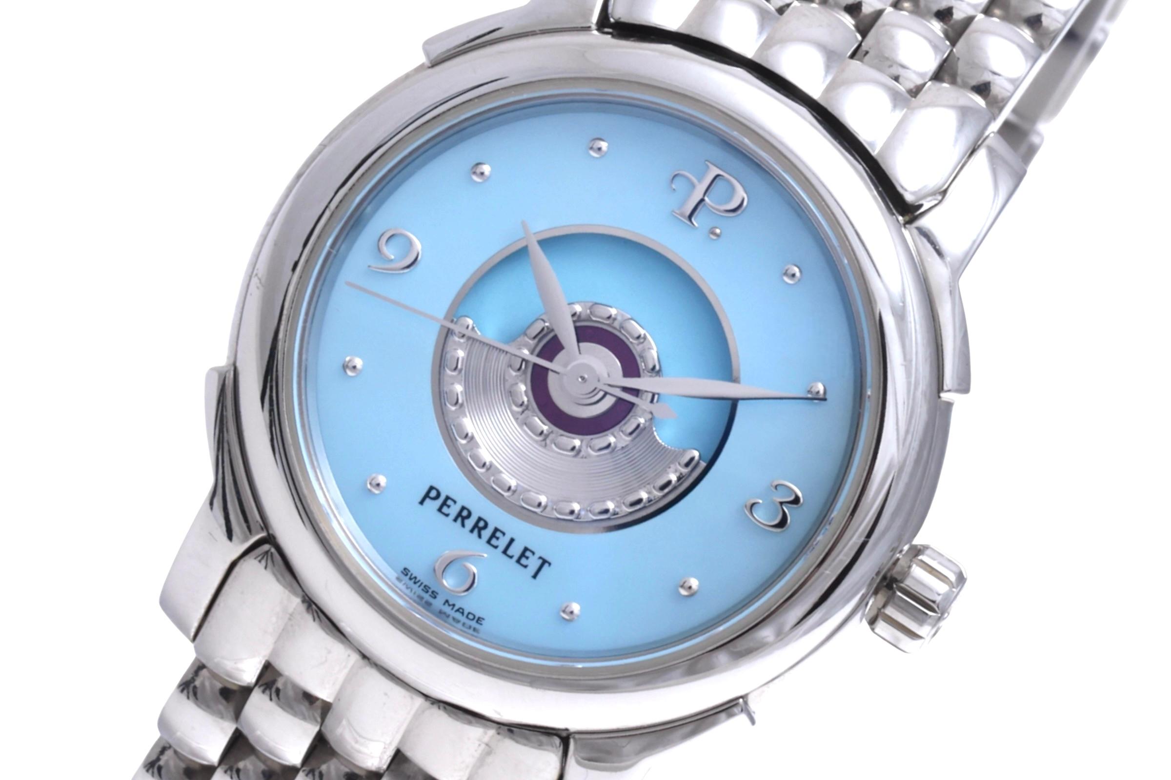 Women's New Perrelet Lady Tempest Wrist Watch MOP Dial Brand New, Box & Warranty Papers For Sale