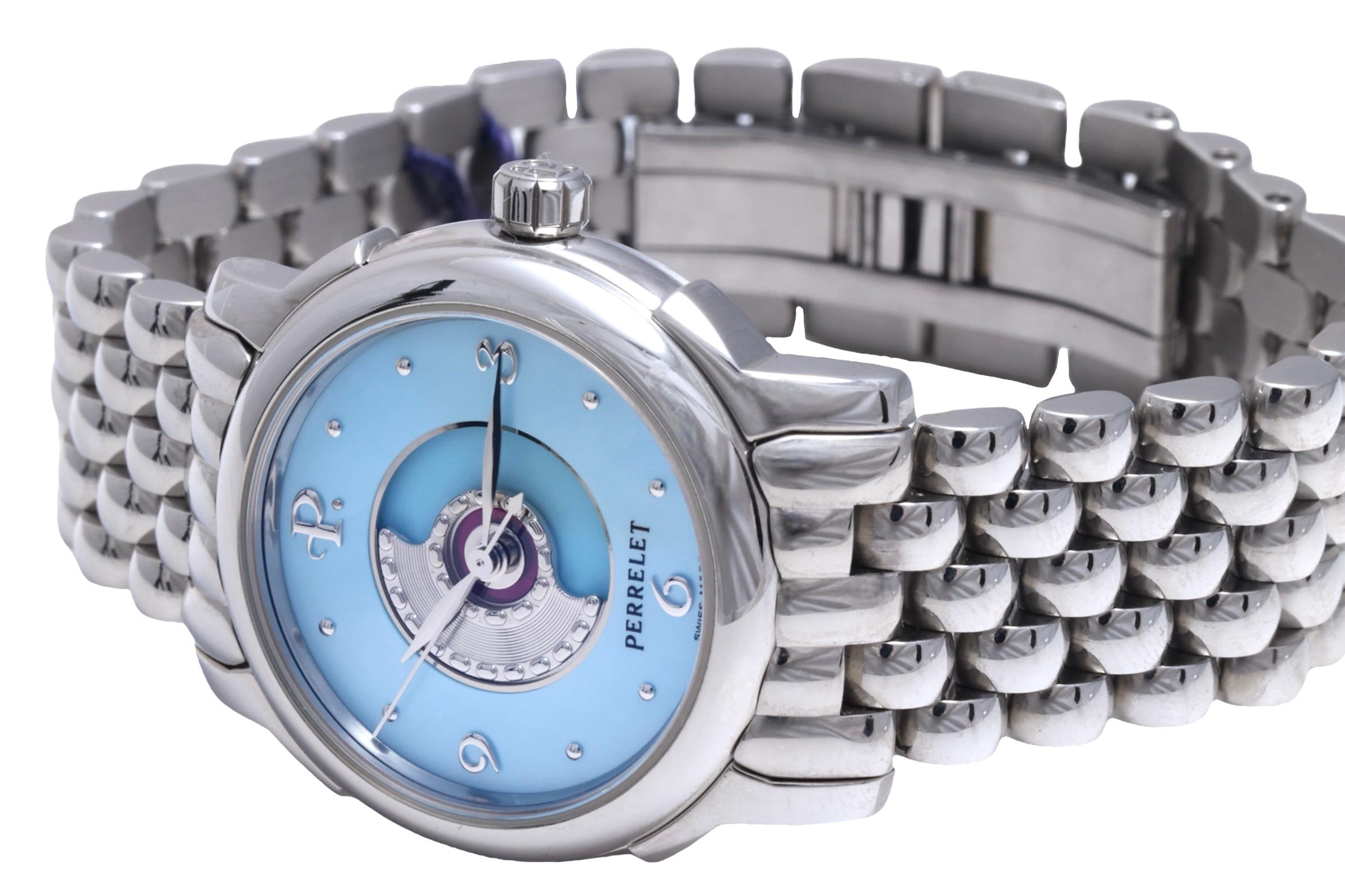 New Perrelet Lady Tempest Wrist Watch MOP Dial Brand New, Box & Warranty Papers For Sale 2