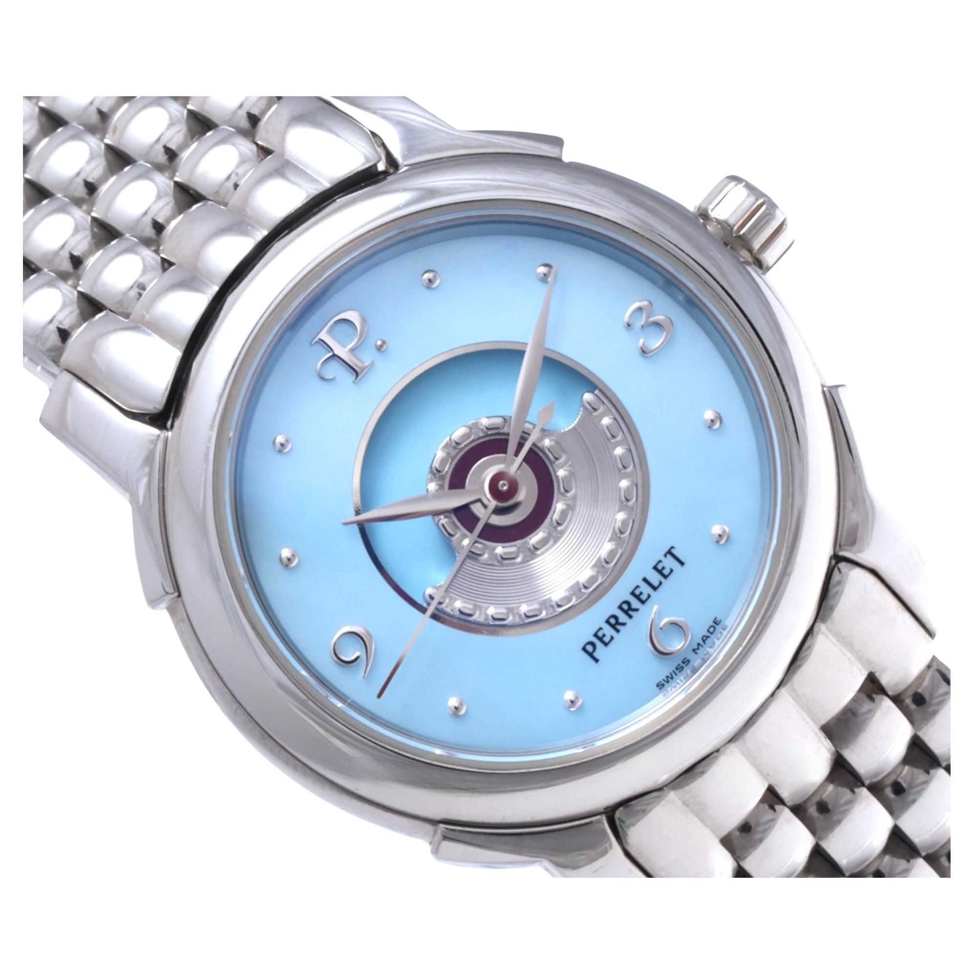 New Perrelet Lady Tempest Orologio da polso quadrante MOP Nuovo di zecca, scatola e documenti di garanzia