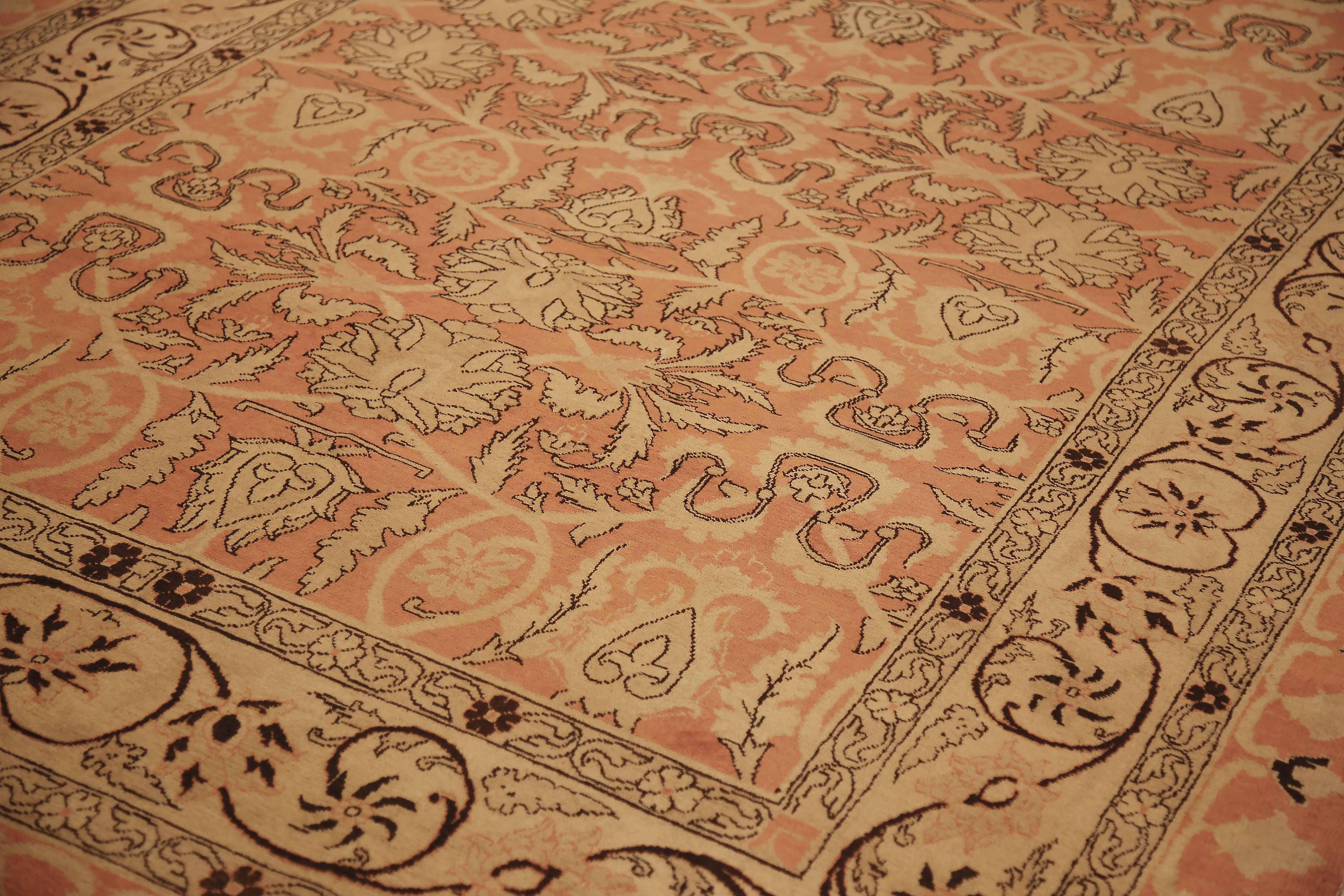Hand-Woven New Persian Area Rug Tabriz Design For Sale