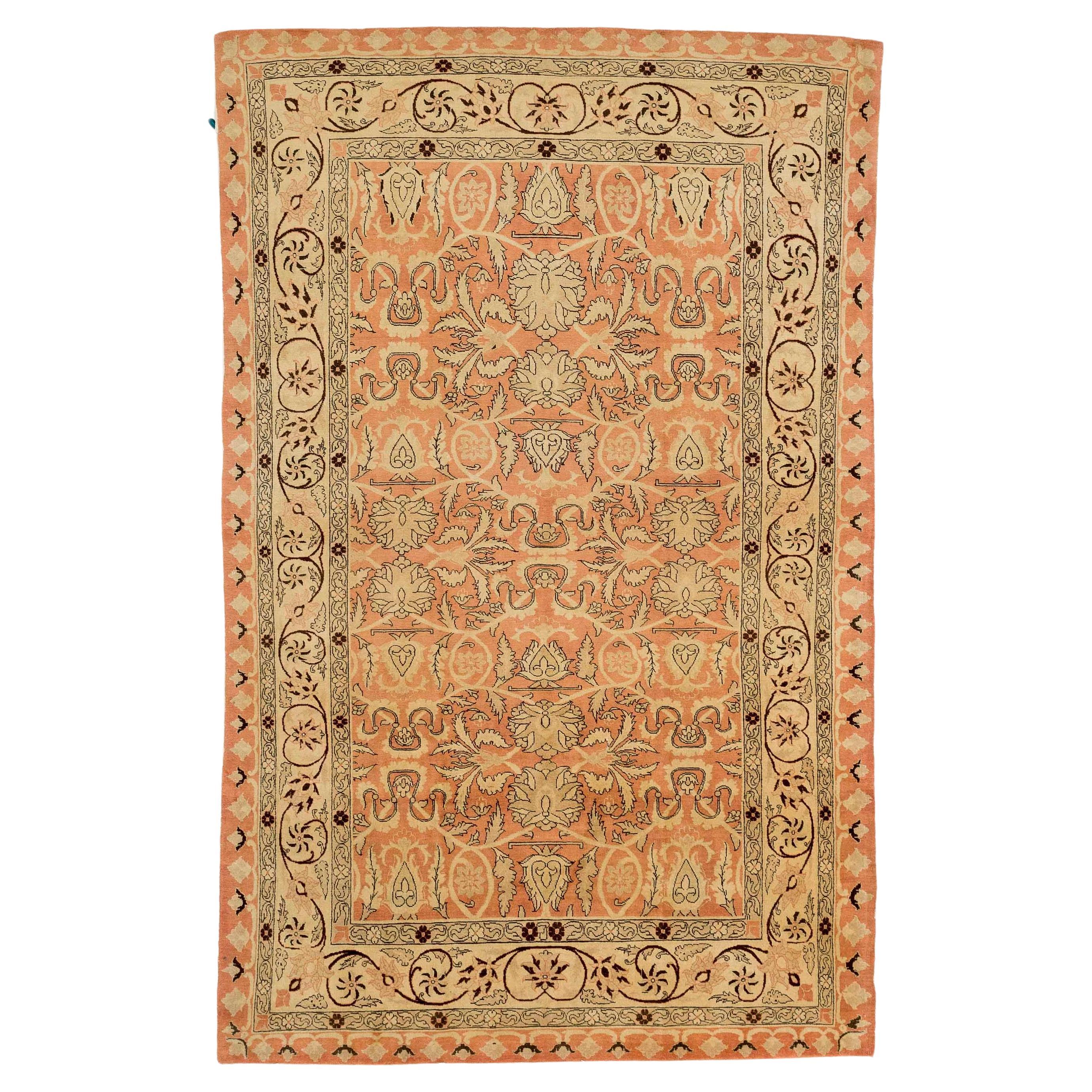 New Persian Area Rug Tabriz Design For Sale