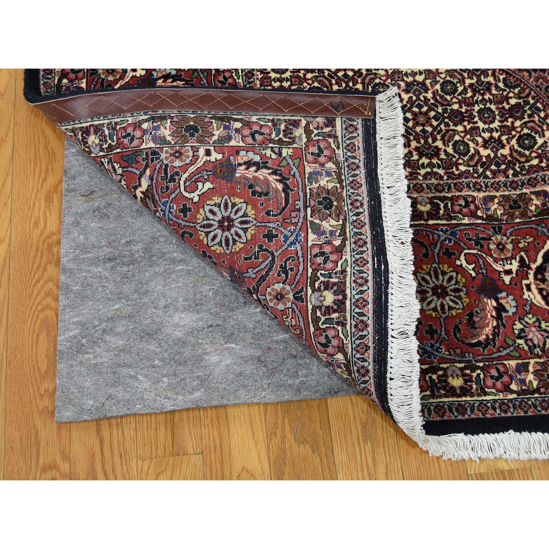 Persian Bijar 300 Kpsi 100 Percent Wool Hand Knotted Oriental Rug In Good Condition In Carlstadt, NJ
