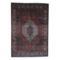 New Persian Bijar 300 Kpsi Hand Knotted 100 Percent Wool Oriental Rug