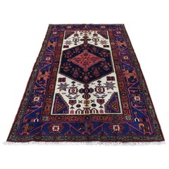 Persian Hadaman Hand Knotted Pure Wool Oriental Rug