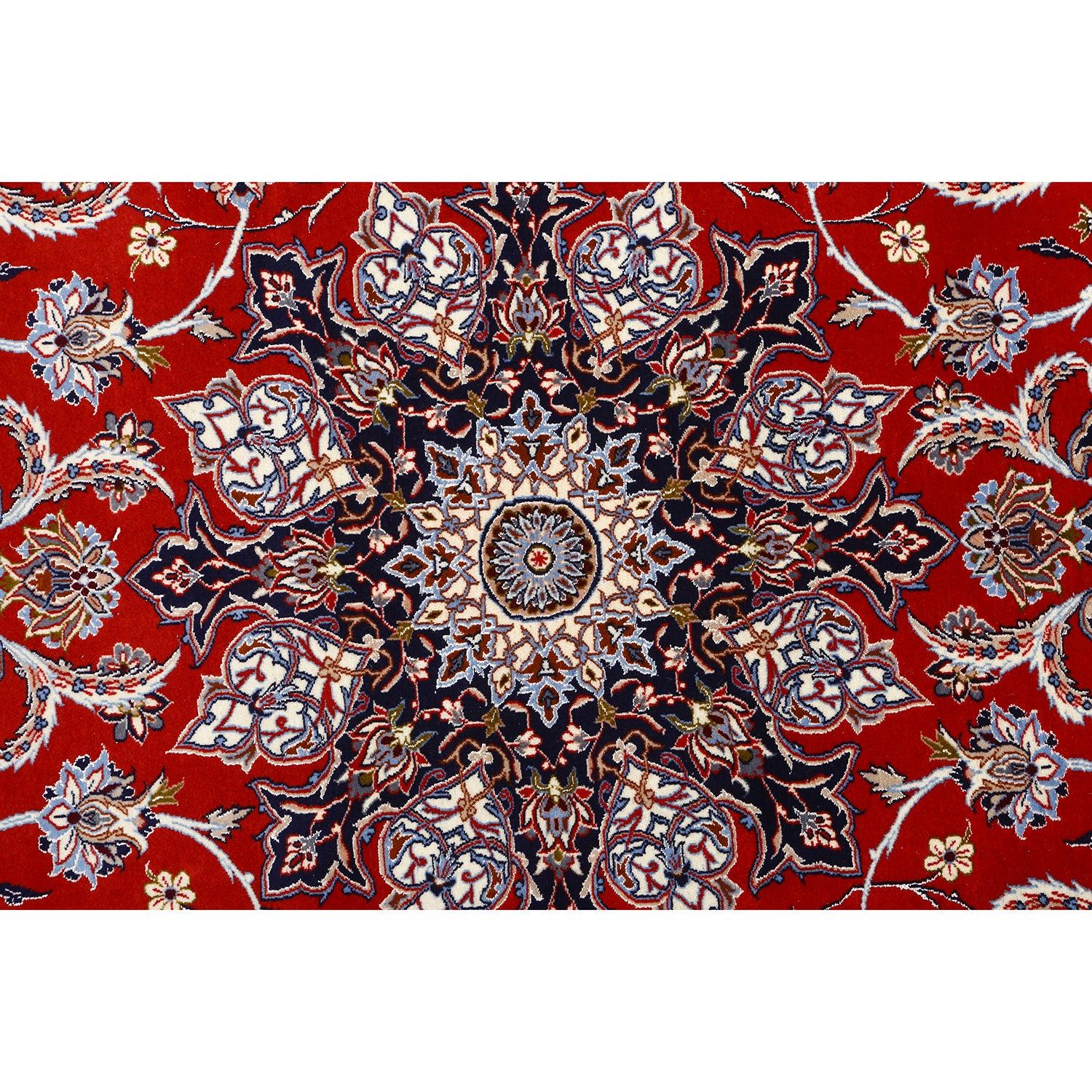 Isfahan rugs are renowned for their exceptional quality, intricate designs, and rich cultural heritage. Handwoven in the historic city of Isfahan, these rugs feature a blend of luxurious wool and silk, creating a stunning contrast of texture and