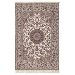 Nueva Alfombra Persa Isfahan de Kork y Seda - Tamaño: 6'6 X 9'9