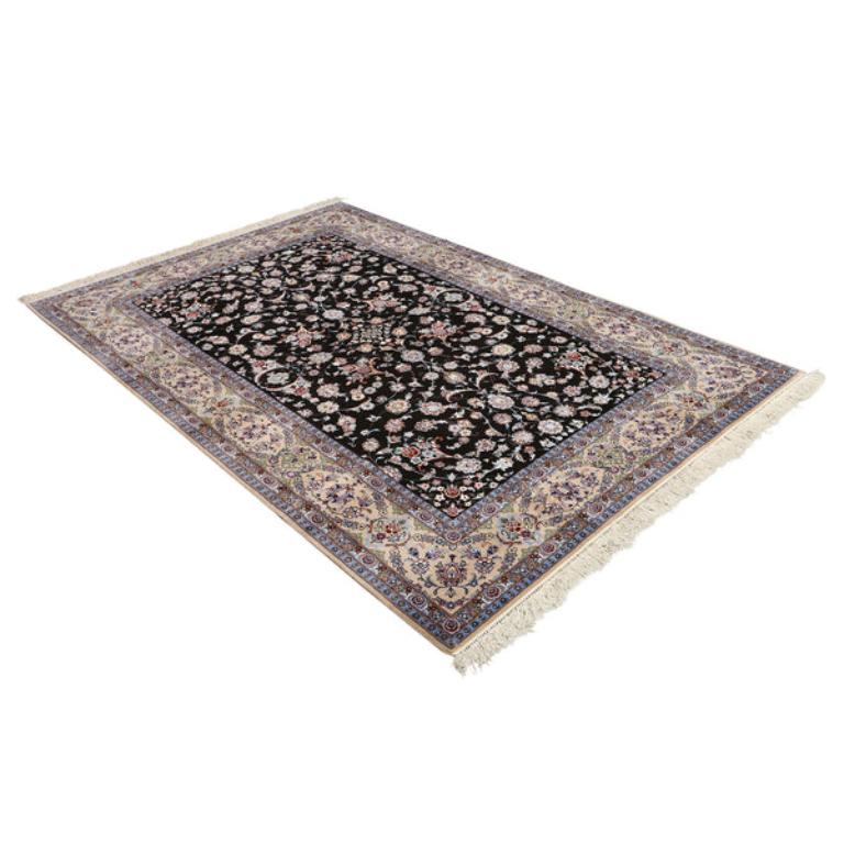 Persiano Tappeto New Persian Isfahan in kork e seta - Dimensioni: 6'7 X 10'3 in vendita