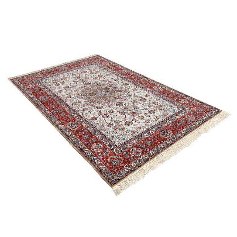 Persiano Tappeto New Persian Isfahan in kork e seta - Dimensioni: 6'7 X 9'11 in vendita