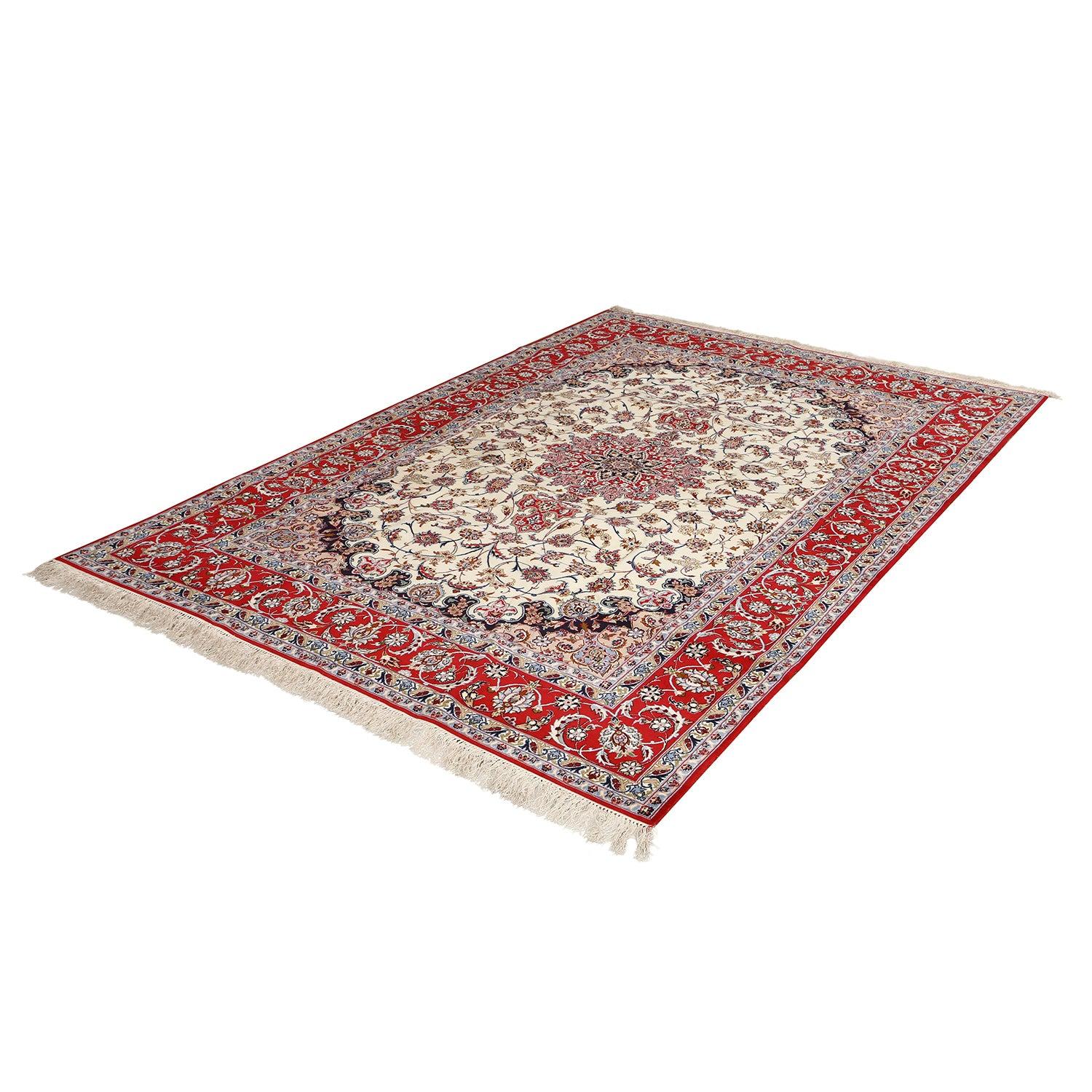 Persiano Tappeto New Persian Isfahan in kork e seta - Dimensioni: 6'9 X 10' in vendita