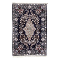 Neuer persischer Isfahan-Teppich aus Kork und Seide - Größe: 6'9 X 10'2
