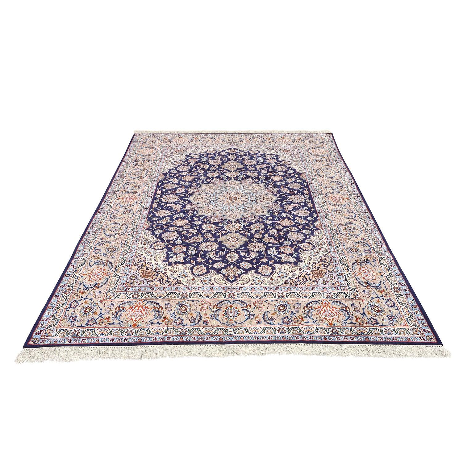 Persiano Tappeto New Persian Isfahan in Kork e seta - Dimensioni: 6'7 X 10'3 in vendita