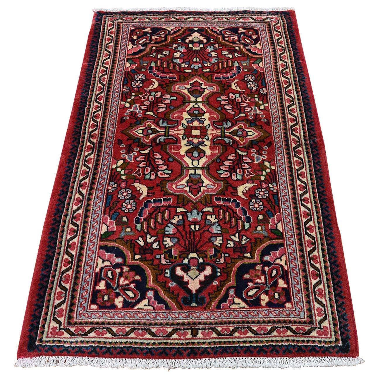 Kashkuli Gabbeh Pictorial Pure Wool Hand Knotted Oriental Rug at 1stDibs