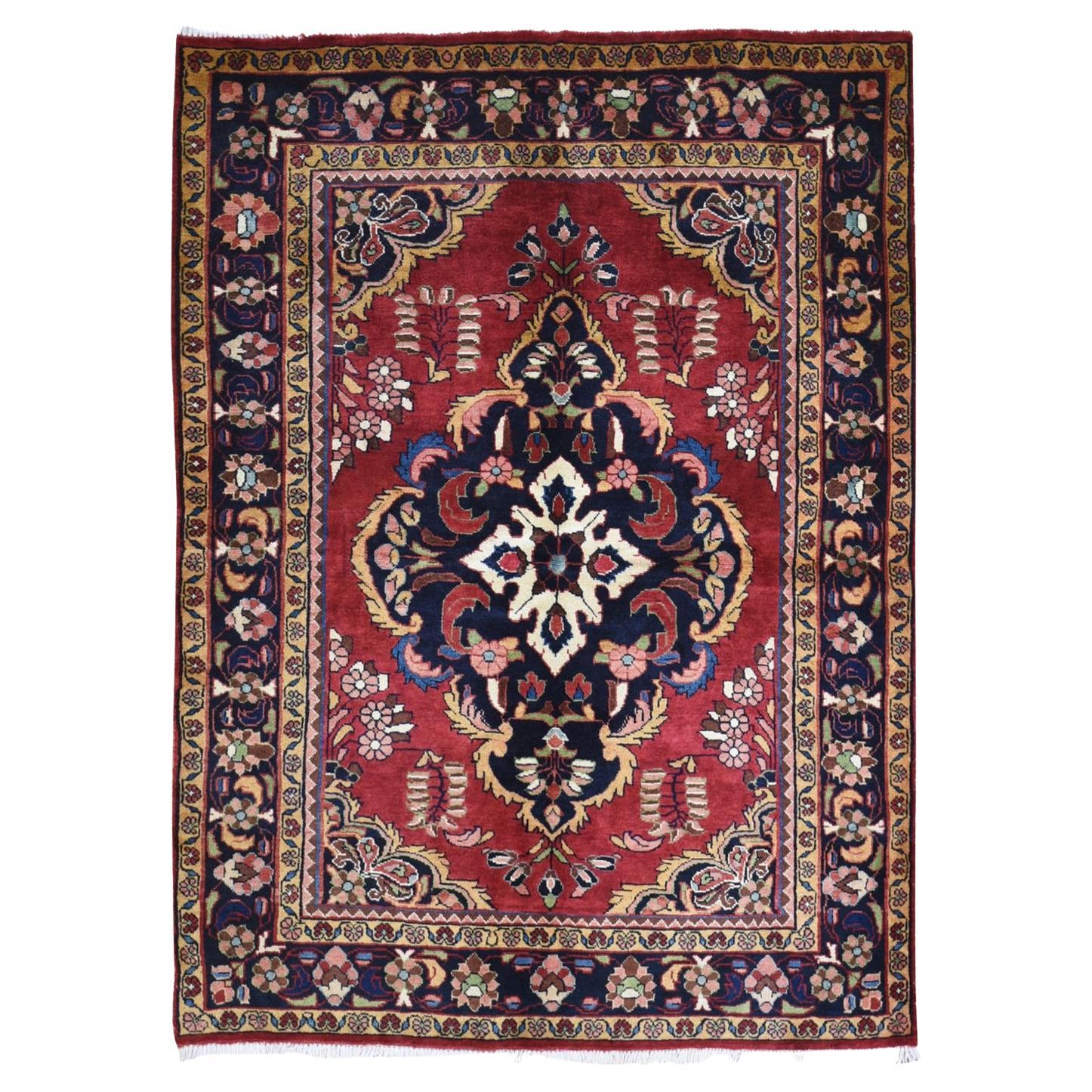 New Persian Lilihan Rich Colors Pure Wool Hand Knotted Oriental Rug