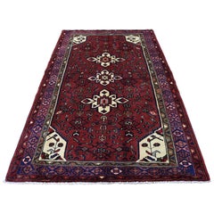 Persian Mosel Pure Wool Hand Knotted Oriental Rug