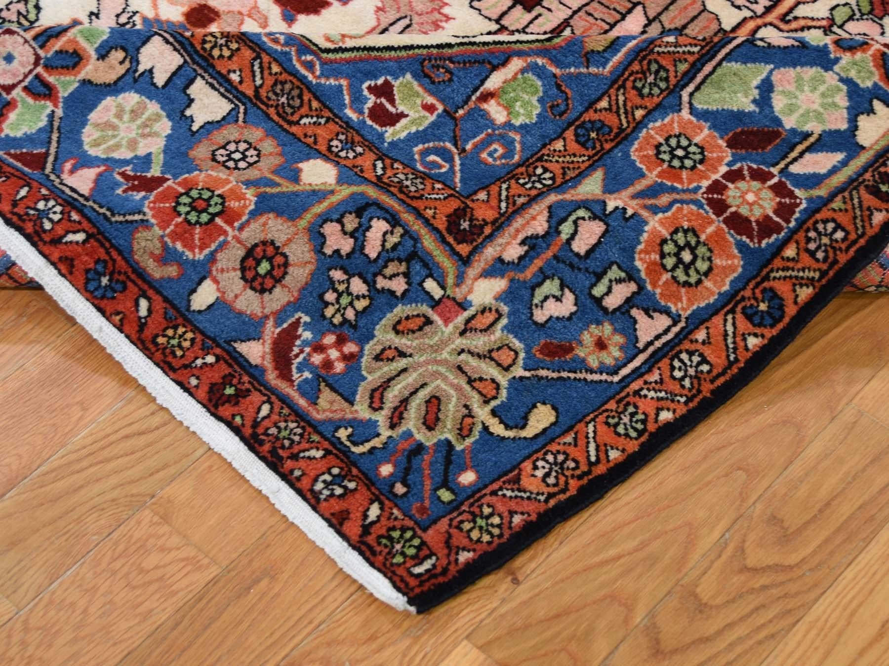 Wool Persian Nahavand Hand Knotted Oriental Rug