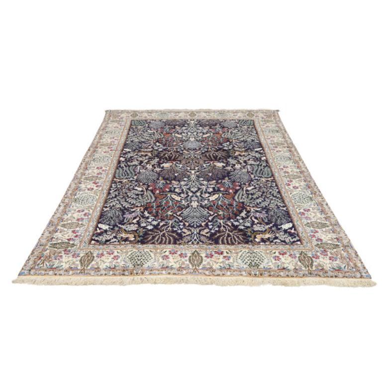 Persiano Tappeto New Persian Nain in kork e seta - Dimensioni: 6'7 X 10 in vendita