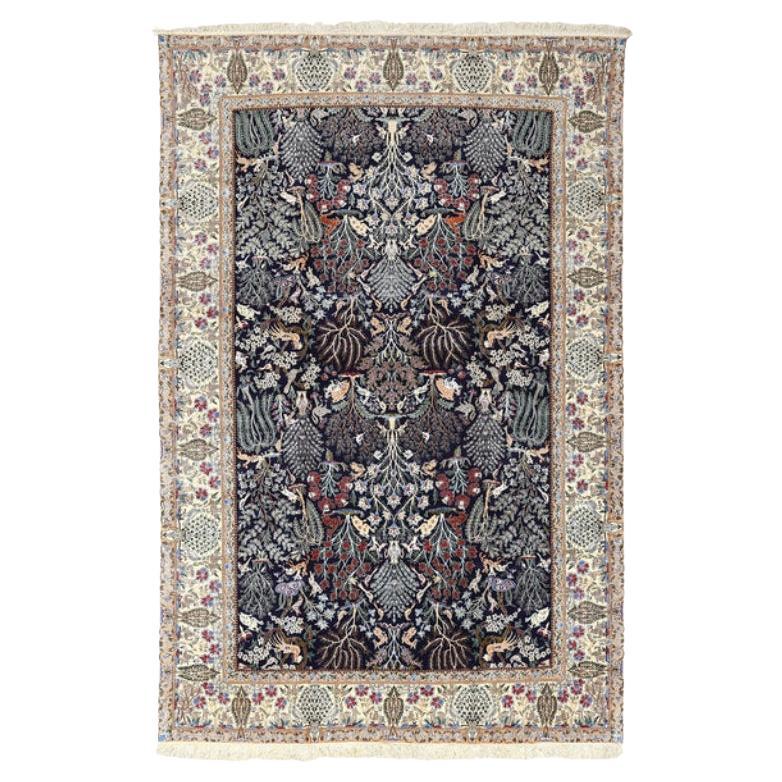 Tappeto New Persian Nain in kork e seta - Dimensioni: 6'7 X 10 in vendita