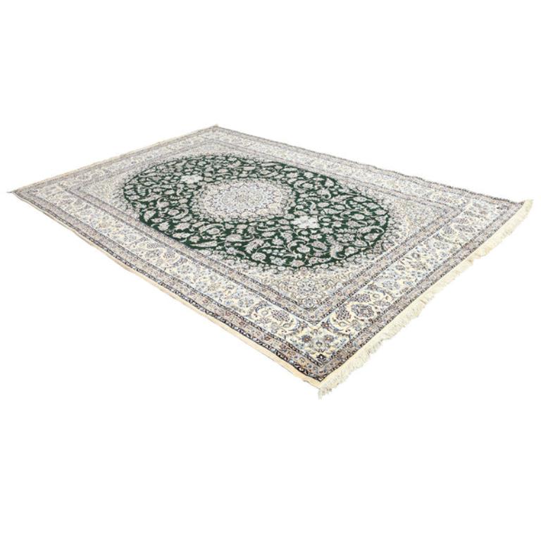 Persiano Tappeto New Persian Nain in - Dimensioni: 9'8x6'6 in vendita