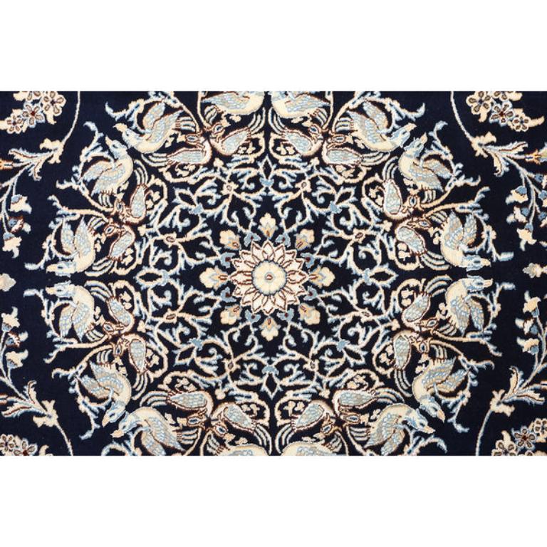 Annodato a mano Tappeto New Persian Nain - Dimensioni: 9'6 X 6'7 in vendita