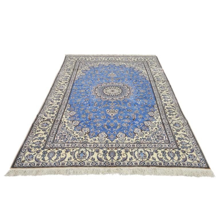 Noué à la main Tapis New Persian Nain - Taille : 6'7 X 10'3 en vente