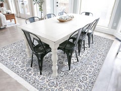 New Persian Nain Wool and Silk 400 KPSI Signed Habibian Hand Knotted Oriental