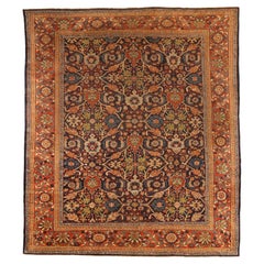 Antique New Persian Rug with Sultanabad Design