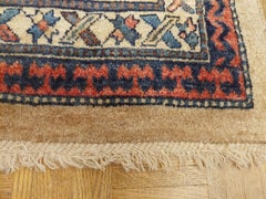 New Persian Serab, Geometric Design, Rust on Camel, Wool, Runner, 2-10x6-2, 2010