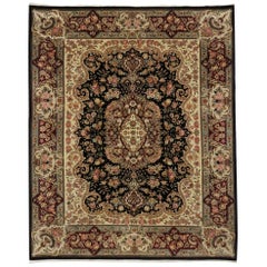 New Persian Style Rug with Traditional Kirman Design