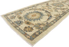 New Modern Persian Sultanabad Carpet with Transitional Style
